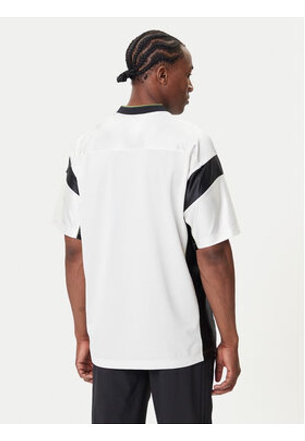 Adidas - adidas T-Shirt Football JY2762 Biały Oversize. Kolor: biały. Materiał: syntetyk
