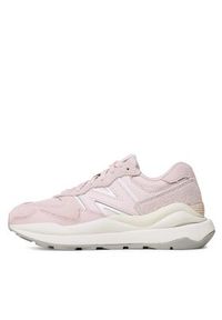 New Balance Sneakersy W5740STB Różowy. Kolor: różowy. Materiał: zamsz, skóra