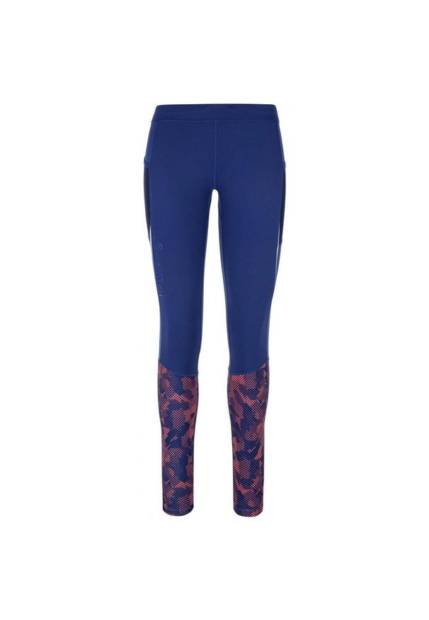 Legginsy damskie Kilpi Runner. Kolor: niebieski. Sport: bieganie
