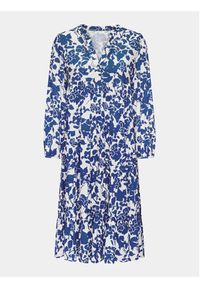 only - ONLY Sukienka koszulowa Milana 15308233 Granatowy Loose Fit. Kolor: niebieski. Materiał: wiskoza. Typ sukienki: koszulowe