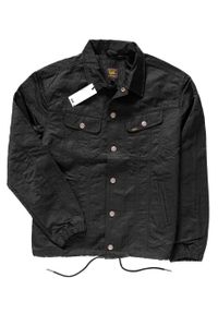 Lee - KURTKA LEE COACH RIDER JACKET PITCH BLACK L86RTDEM. Wzór: nadruk #4