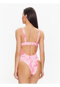 Calvin Klein Swimwear Strój kąpielowy KW0KW02127 Różowy. Kolor: różowy. Materiał: syntetyk
