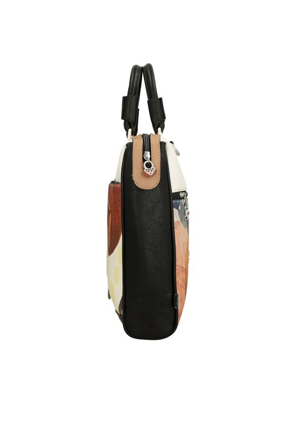 Pomarańczowa Torba Na Laptopa Anekke Stylowa Aktówka Damska. Kolor: pomarańczowy. Wzór: aplikacja. Styl: elegancki