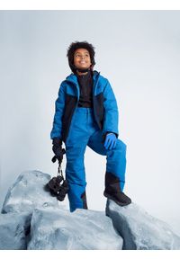 4F JUNIOR - Spodnie narciarskie membrana 8 000 chłopięce. Stan: podwyższony. Kolor: niebieski. Materiał: materiał, poliester. Sezon: zima. Sport: narciarstwo