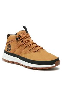 Timberland Sneakersy Euro Trekker Super Ox TB0A5UW92311 Brązowy. Kolor: brązowy. Materiał: skóra, nubuk