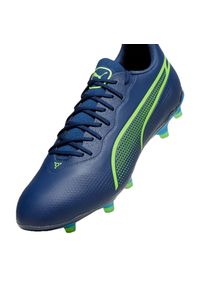 Buty piłkarskie Puma King Pro FG/AG M 107566 02 niebieskie. Kolor: niebieski. Materiał: materiał, dzianina. Szerokość cholewki: normalna. Sport: piłka nożna