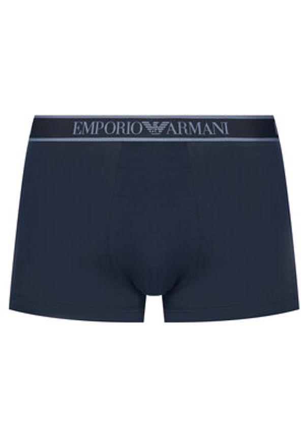 Emporio Armani Underwear Komplet 3 par bokserek EM000259 AF10779 MB254 Granatowy. Kolor: niebieski. Materiał: bawełna
