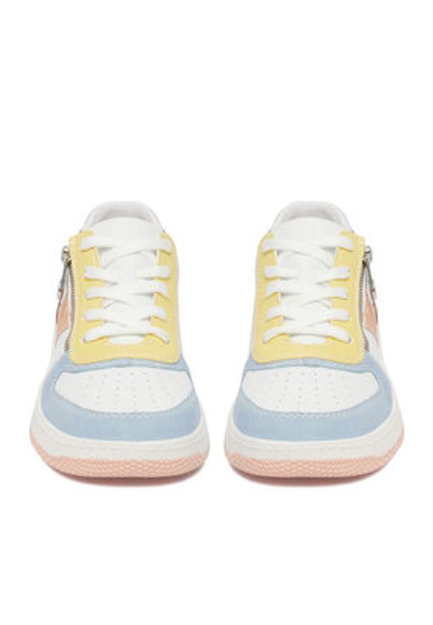 Rieker Sneakersy M5520-91 Biały. Kolor: biały. Materiał: materiał