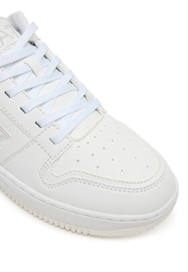 EA7 Emporio Armani Sneakersy 7X000345 AF11988 MZ038 Biały. Kolor: biały. Materiał: skóra