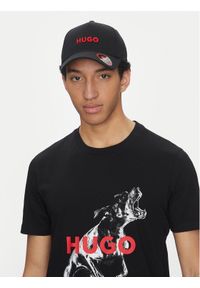 Hugo - HUGO Czapka z daszkiem Jude 50533410 Czarny. Kolor: czarny. Materiał: materiał, bawełna
