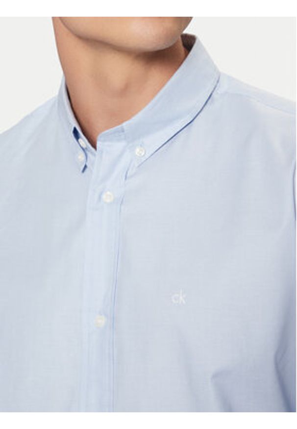 Calvin Klein Koszula K10K113614 Niebieski Regular Fit. Kolor: niebieski. Materiał: bawełna