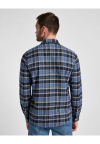 Lee - LEE MĘSKA KOSZULA LEE REGULAR SHIRT NAVY 112355697