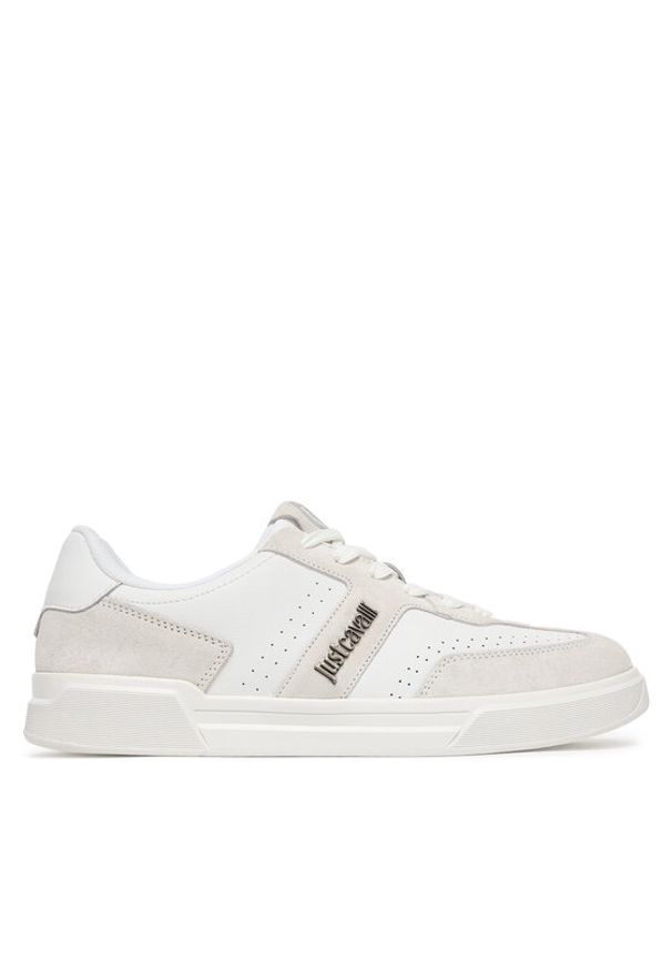 Just Cavalli Sneakersy 80QA3SB2 ZPC12 Biały. Kolor: biały. Materiał: skóra
