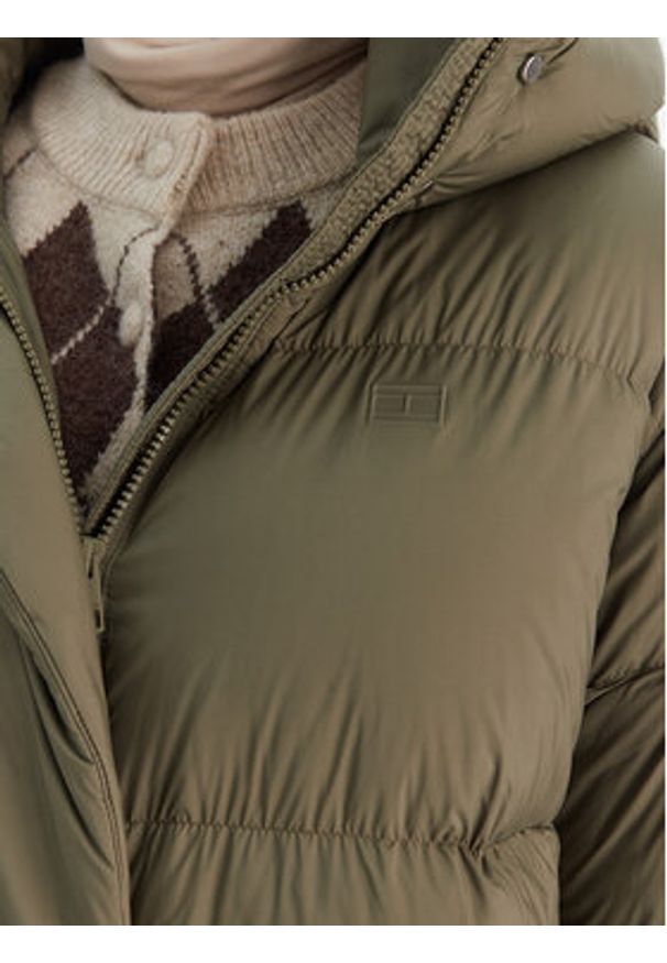 TOMMY HILFIGER - Tommy Hilfiger Kurtka puchowa Modern WW0WW46536 Zielony Regular Fit. Kolor: zielony. Materiał: syntetyk