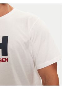 Helly Hansen T-Shirt Logo 30396 Biały Regular Fit. Kolor: biały. Materiał: bawełna #3