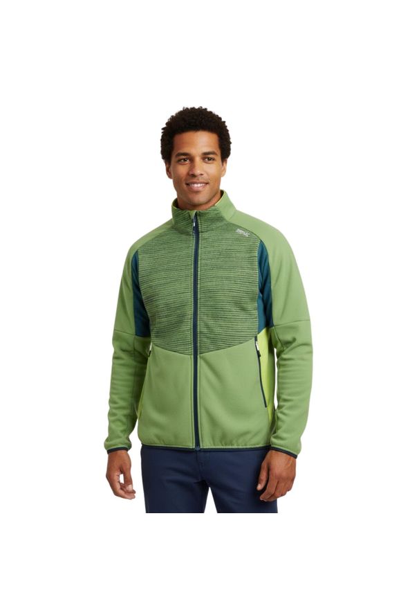 Kurtka trekkingowa męska Regatta Yare VIII softshell. Kolor: zielony. Materiał: poliester, elastan. Sport: turystyka piesza