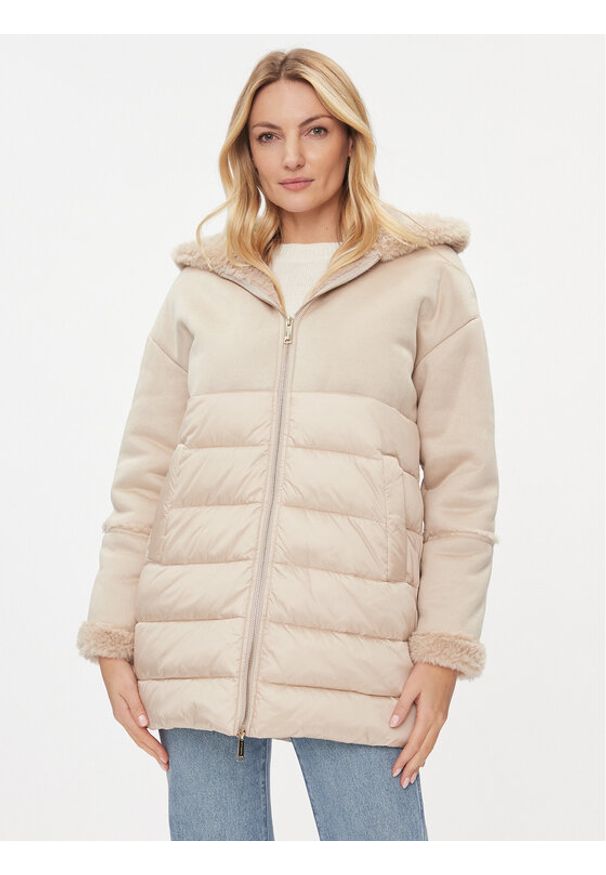 Marella Kurtka zimowa Prater 2334560537200 Beżowy Regular Fit. Kolor: beżowy. Materiał: syntetyk. Sezon: zima