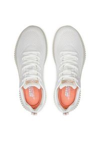 skechers - Skechers Sneakersy Bobs Geo-How Marvelous 117422/OFWT Biały. Kolor: biały