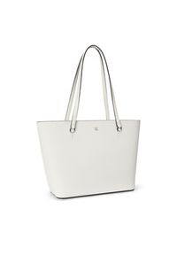 Lauren Ralph Lauren - LAUREN RALPH LAUREN Torebka 431924351022 Biały. Kolor: biały. Materiał: skórzane #6
