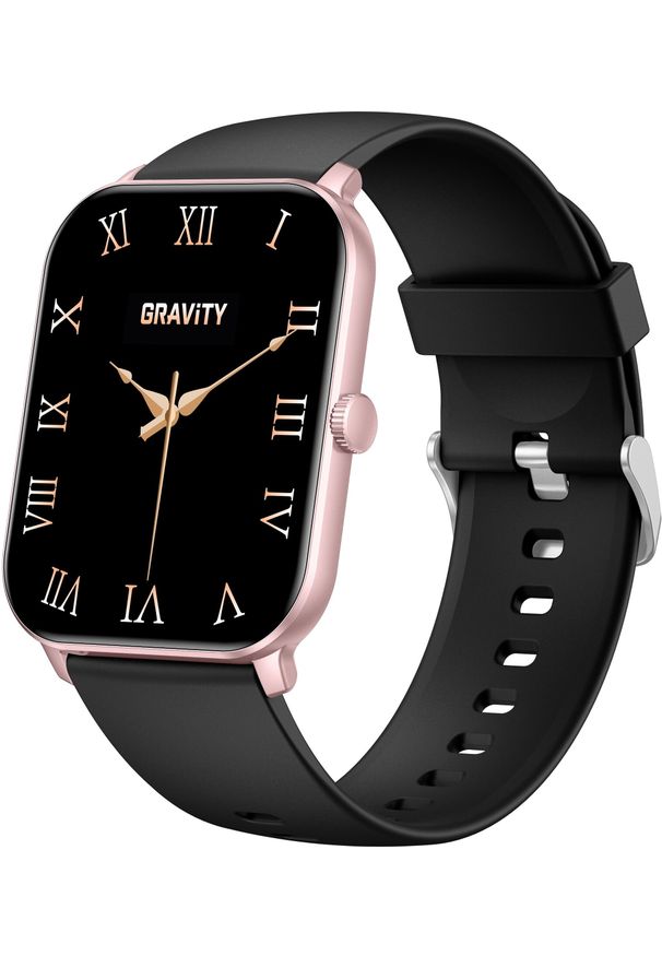 Smartwatch Gravity SMARTWATCH damski Gravity GT36-3 PG/BK. Rodzaj zegarka: smartwatch