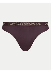 Emporio Armani Underwear Komplet 2 par stringów 163333 4F235 05093 Fioletowy. Kolor: fioletowy. Materiał: syntetyk #4