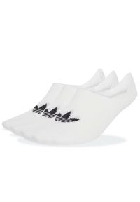 Adidas - Skarpetki adidas Originals Low Cut 3 Pairs JV7441 - białe. Kolor: biały. Materiał: nylon, elastan, poliester, bawełna