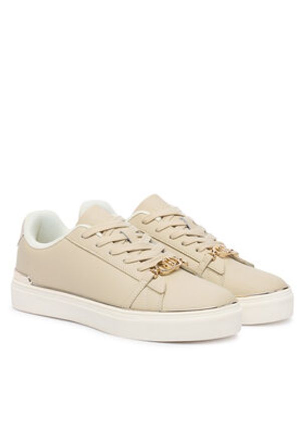 Liu Jo Sneakersy Kiki 01 BF5063 PX026 Beżowy. Kolor: beżowy. Materiał: skóra