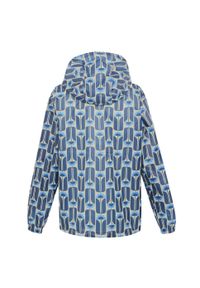 Regatta - Womens/Ladies Orla Kiely Tall Flowers Packaway Waterproof Jacket. Kolor: niebieski