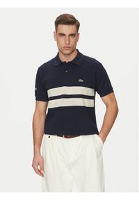 Lacoste Polo PH9760 Granatowy Classic Fit. Typ kołnierza: polo. Kolor: niebieski. Materiał: bawełna