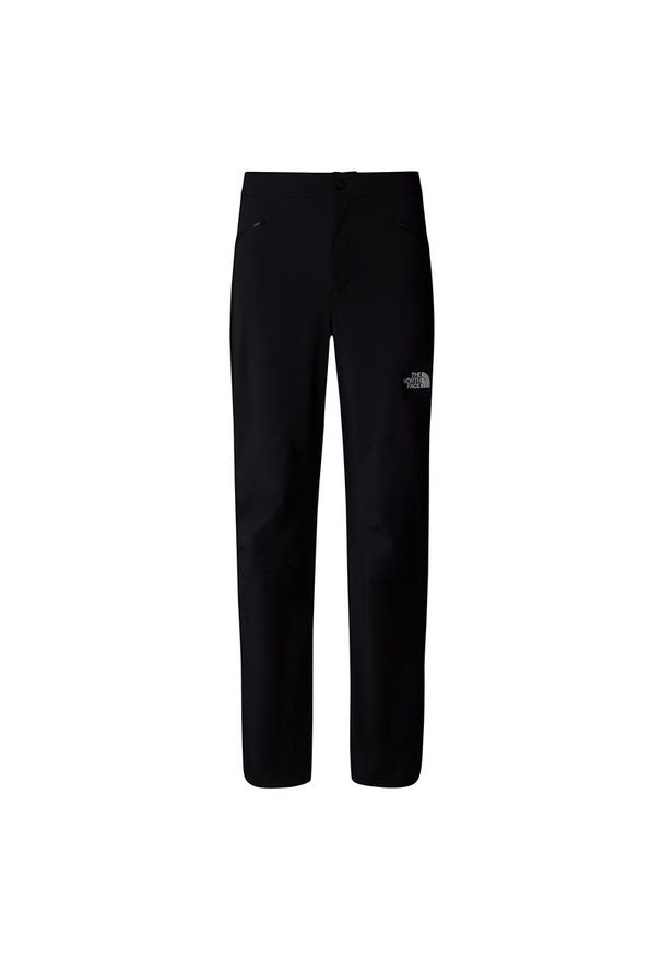 Spodnie The North Face Alpine Ridge Regular Tapered Pants 0A87H84H01 - czarne. Kolor: czarny. Materiał: elastan, nylon. Sport: wspinaczka