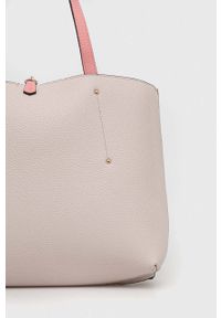 Guess torebka dwustronna kolor różowy. Kolor: różowy. Rodzaj torebki: na ramię #4