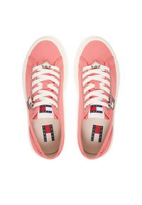 Tommy Jeans Sneakersy Tjw Flatform Sneaker Charms EN0EN02959 Różowy. Kolor: różowy. Materiał: materiał #5