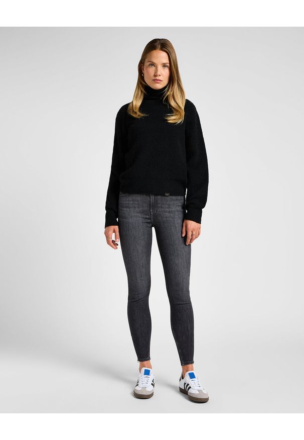 Lee - LEE DAMSKIE SPODNIE JENSOW SCARLETT HIGH ZIP LAST STRIKE 112355551 L31B016342