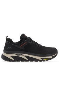 skechers - Buty Skechers Arch Fit Road Walker 237333BLK - czarne. Kolor: czarny. Materiał: skóra, guma. Szerokość cholewki: normalna. Model: Skechers Sport. Sport: bieganie