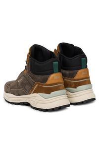 Pepe Jeans Sneakersy Darren Boot M PMS600011 Brązowy. Kolor: brązowy. Materiał: zamsz, skóra #5