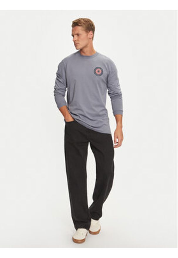 Quiksilver Longsleeve Bloom Cycle EQYZT07707 Niebieski Regular Fit. Kolor: niebieski. Materiał: bawełna. Długość rękawa: długi rękaw