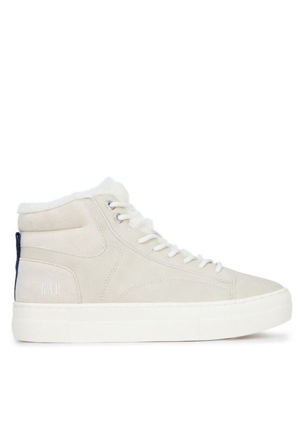 GAP - Gap Sneakersy PORTLAND CUP MID W GP505011AW-SA00 Écru