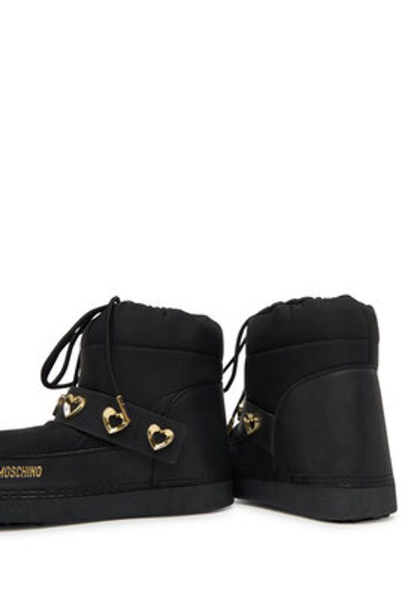 Love Moschino - LOVE MOSCHINO Śniegowce JA24182G0NISD00A Czarny. Kolor: czarny. Materiał: materiał