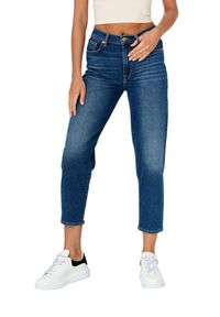 7 FOR ALL MANKIND Granatowe jeansy damskie MALIA LUXE VINTAGE BLUEPRINT. Kolor: niebieski. Styl: vintage #6