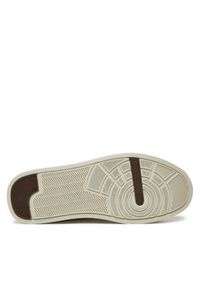 TOMMY HILFIGER - Tommy Hilfiger Sneakersy Th Court Best Tumbled Lth FM0FM05324 Beżowy. Kolor: beżowy. Materiał: skóra #5