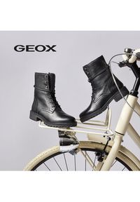 Geox Trapery D Hoara E D94FTE 00085 C9999 Czarny. Kolor: czarny. Materiał: skóra #9
