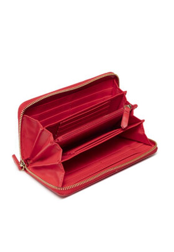 VALENTINO - Valentino Duży Portfel Damski Divina VPS1R4155G Czerwony. Kolor: czerwony. Materiał: skóra