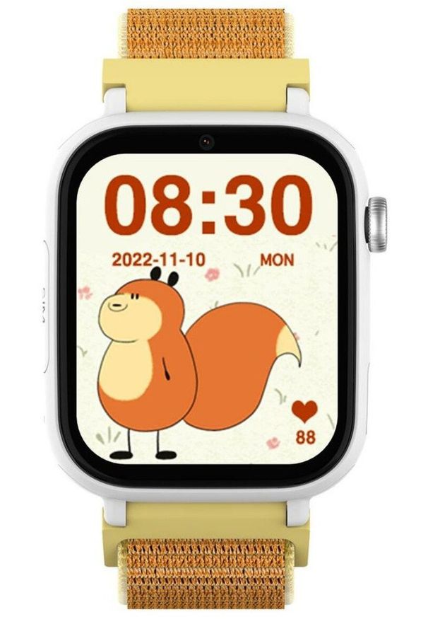 dcu tecnologic - Smartwatch DCU KIDS PRO Czarny Pomarańczowy. Rodzaj zegarka: smartwatch. Kolor: czarny, pomarańczowy, wielokolorowy