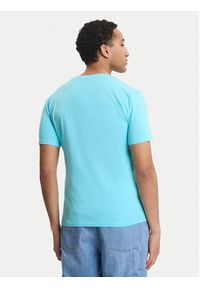 Guess T-Shirt F6GI09 J1314 Niebieski Slim Fit. Kolor: niebieski. Materiał: bawełna #4