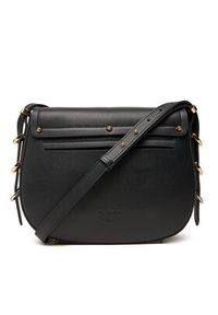 Pinko - PINKO Torebka Saddle Classic PE 25 PLTT 103830 A270 Czarny. Kolor: czarny. Materiał: skórzane #4