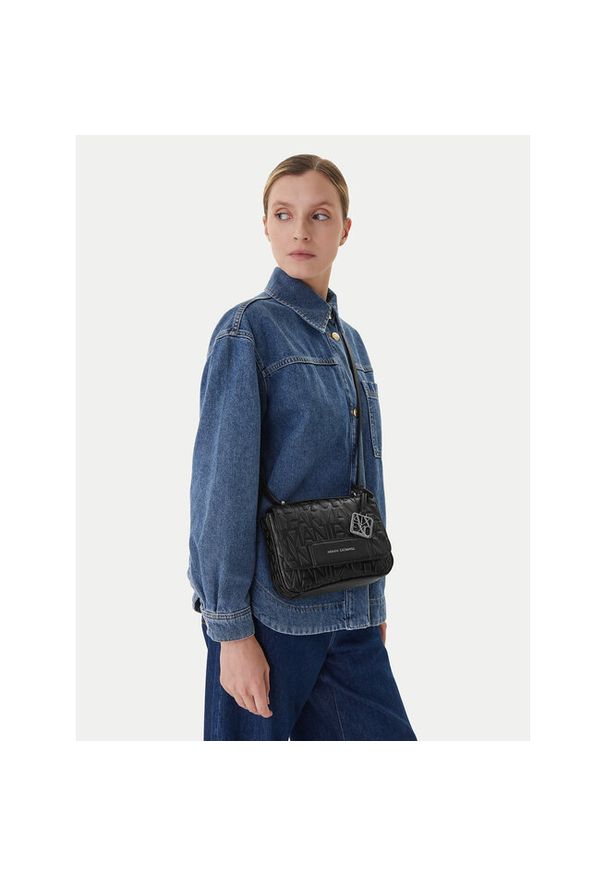 Torebka Armani Exchange. Kolor: czarny