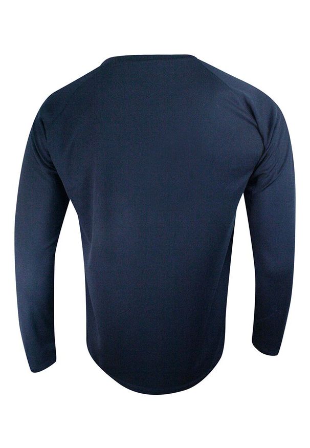 Niebieski t-shirt Stedman z długim rękawem, sportowy, długi