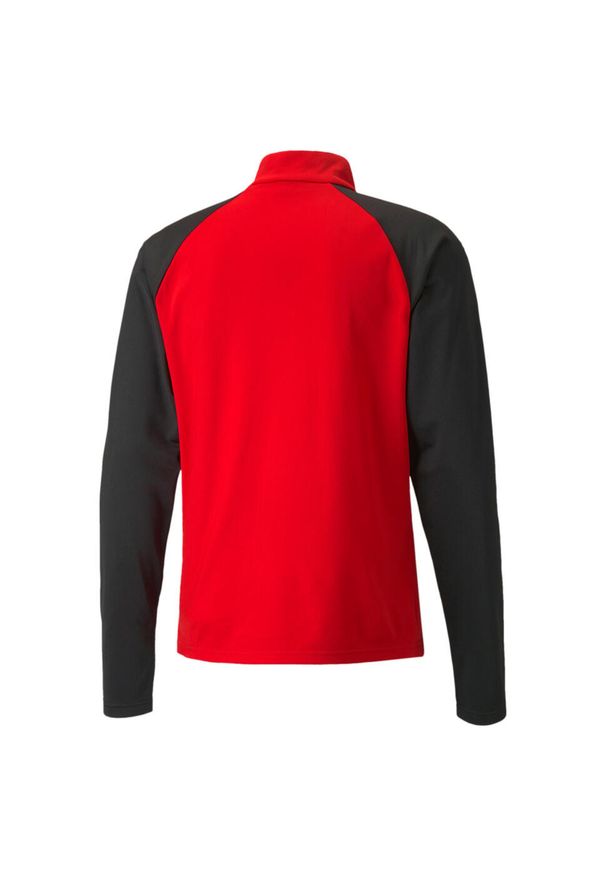 Puma - Bluza piłkarska PUMA Teamliga 1/4 Zip Top. Kolor: czerwony, wielokolorowy, czarny. Sport: piłka nożna
