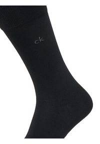Calvin Klein Zestaw 3 par wysokich skarpet męskich 701234208 Czarny. Kolor: czarny. Materiał: materiał, bawełna #3