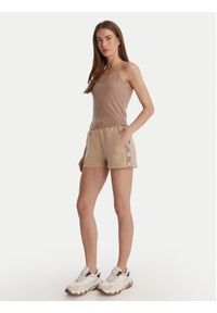 Guess Top V6GP18 K3470 Beżowy Regular Fit. Kolor: beżowy. Materiał: syntetyk #3